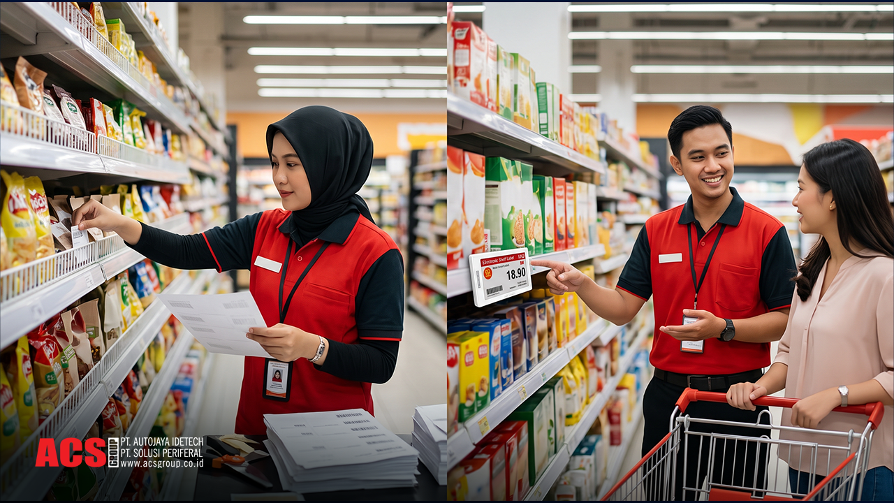 Electronic Shelf Label vs Label Harga Kertas: Mana yang Lebih Efisien untuk Retail?